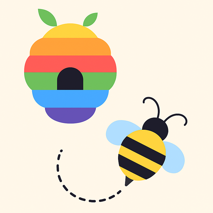 Volg mij op Pridehives